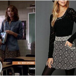 Free People carpet bag circle skirt ASO Allison Argent